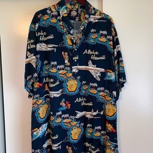 Reyn Spooner Rayon Pullover Rayon  Aloha Shirt